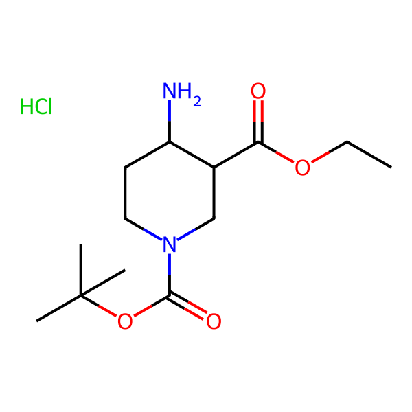 1 Boc 4 Amino Piperidine 3 Carboxylic Acid Ethyl Ester Hydrochloride