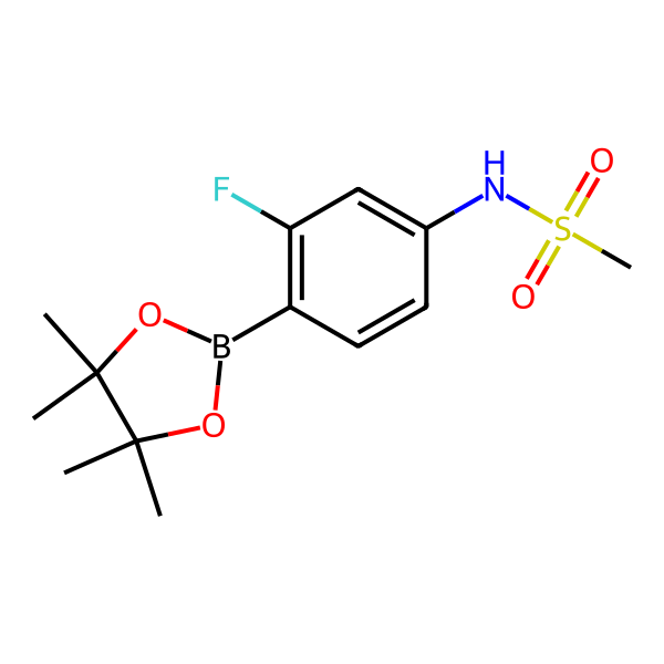 2 Fluoro 4 Methanesulfonylamino Phenyl Boronic Acid Pinacol Ester CAS