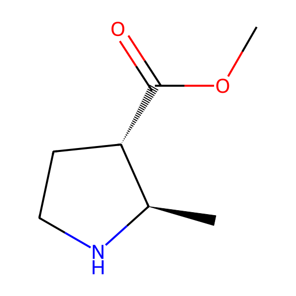 Trans 2 Methyl Pyrrolidine 3 Carboxylic Acid Methyl Ester CAS 2455601