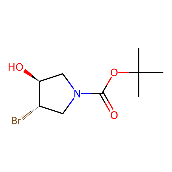 Trans 3 Bromo 4 Hydroxy Pyrrolidine 1 Carboxylic Acid Tert Butyl Ester