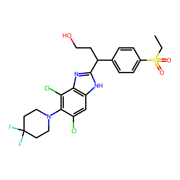 Dichloro Difluoro Piperidin Yl H Benzoimidazol Yl