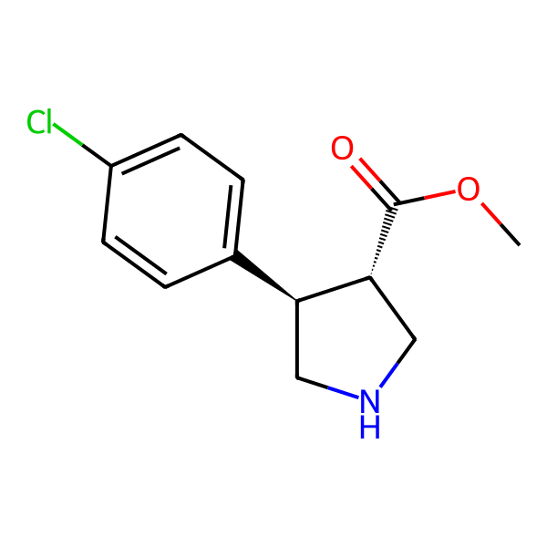 Trans 4 4 Chloro Phenyl Pyrrolidine 3 Carboxylic Acid Methyl Ester