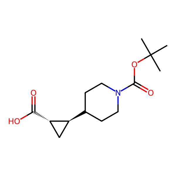 Trans 4 2 Carboxy Cyclopropyl Piperidine 1 Carboxylic Acid Tert Butyl