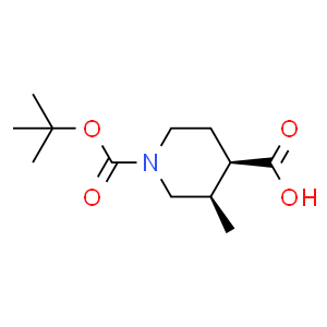 cis-1-N-Boc-3-methyl-piperidine-4-carboxylic acid - CAS:1207267-93-3 ...