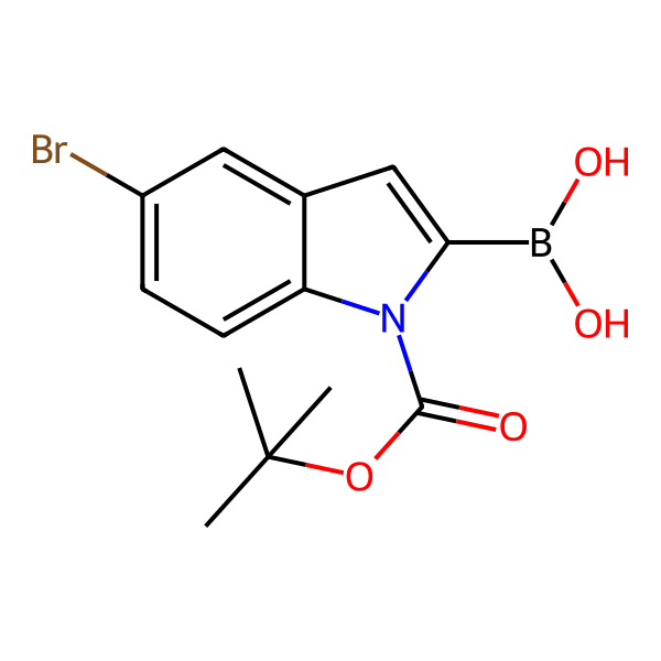 1-boc-5-bromo-1h-indole-2-boronic Acid - Cas:475102-13-7 - J&w Pharmlab