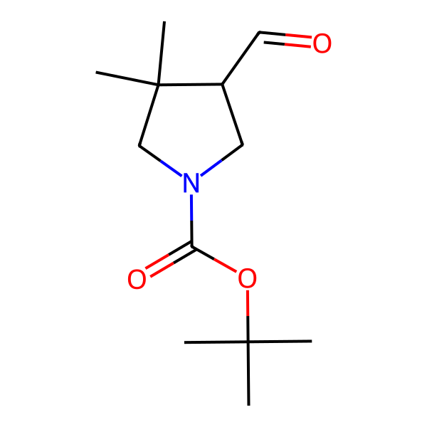 4 Formyl 3 3 Dimethyl Pyrrolidine 1 Carboxylic Acid Tert Butyl Ester CAS 1895196 94 7 J W